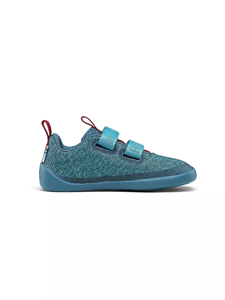 AFFENZAHN | Kinder Barfußschuhe KNIT HAPPY Hai | türkis