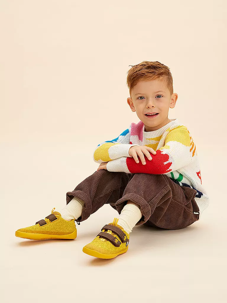 AFFENZAHN | Kinder Barfußschuhe KNIT HAPPY Tiger | grün