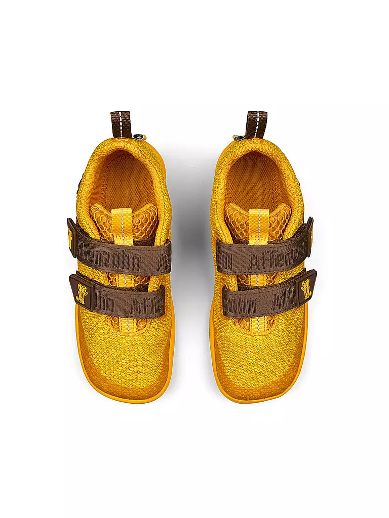 AFFENZAHN | Kinder Barfußschuhe KNIT HAPPY Tiger | grün