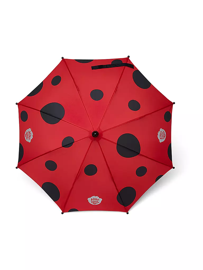 AFFENZAHN | Kinder Regenschirm Marienkäfer | rot