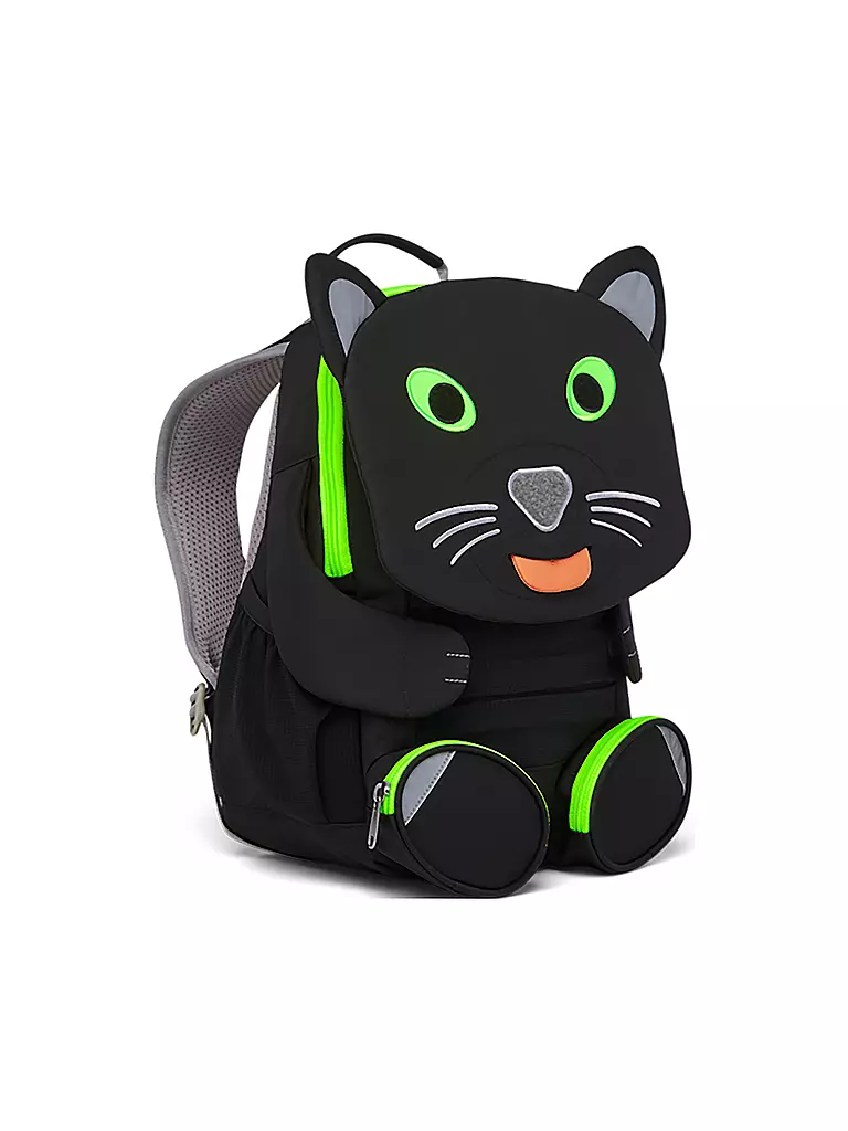 AFFENZAHN | Kinder Rucksack Große Freunde - Black Panther | schwarz