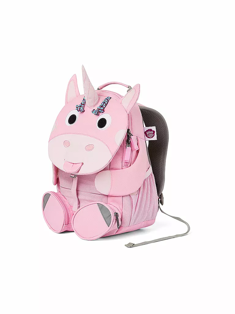 AFFENZAHN | Kinder Rucksack Große Freunde - Einhorn | rosa