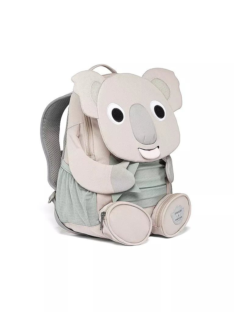 AFFENZAHN | Kinder Rucksack Große Freunde - Koala | grau