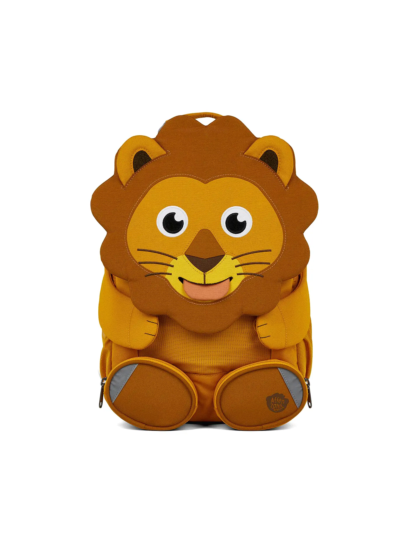 AFFENZAHN | Kinder Rucksack Große Freunde - Katze | orange