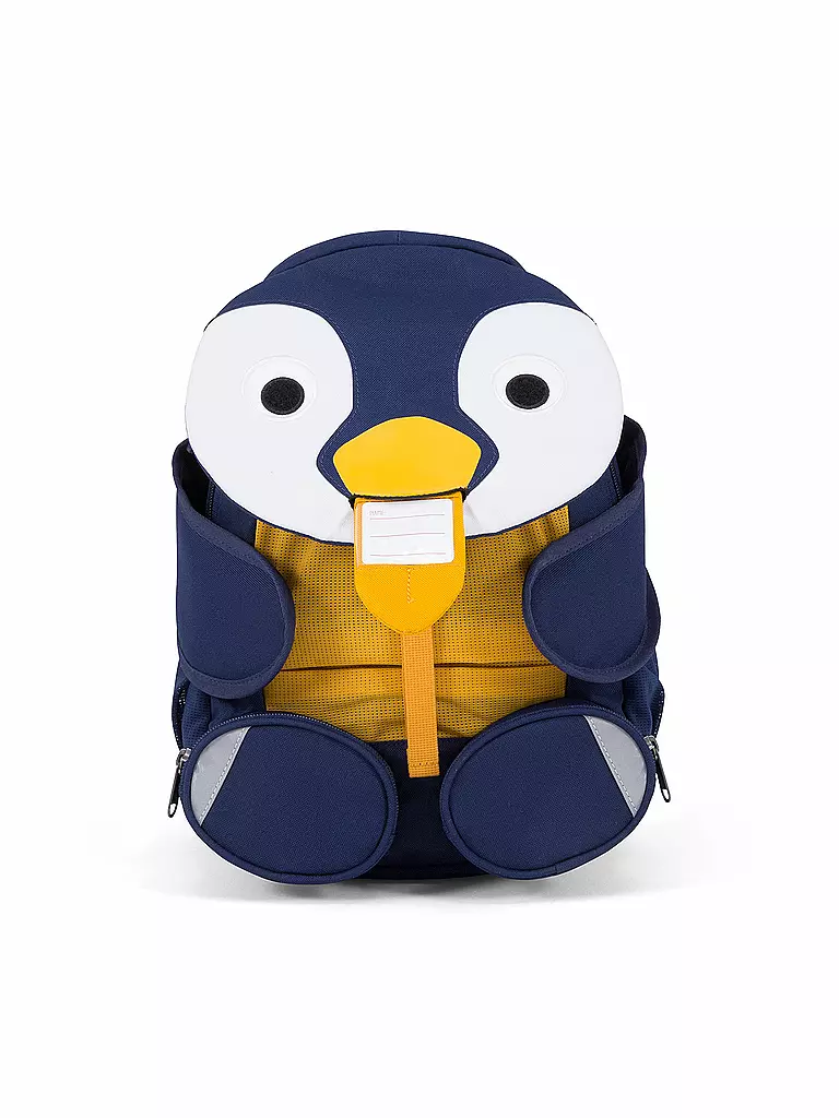 AFFENZAHN | Kinder Rucksack Große Freunde - Polly Pinguin | blau