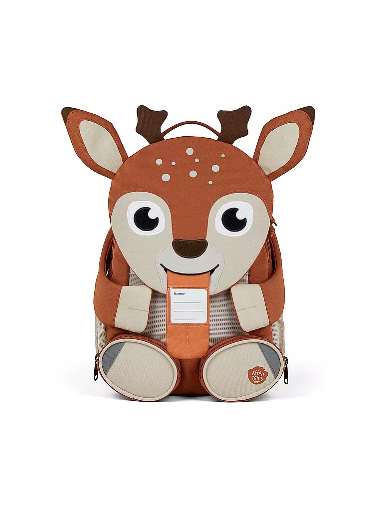 AFFENZAHN | Kinder Rucksack Große Freunde - Reh | braun