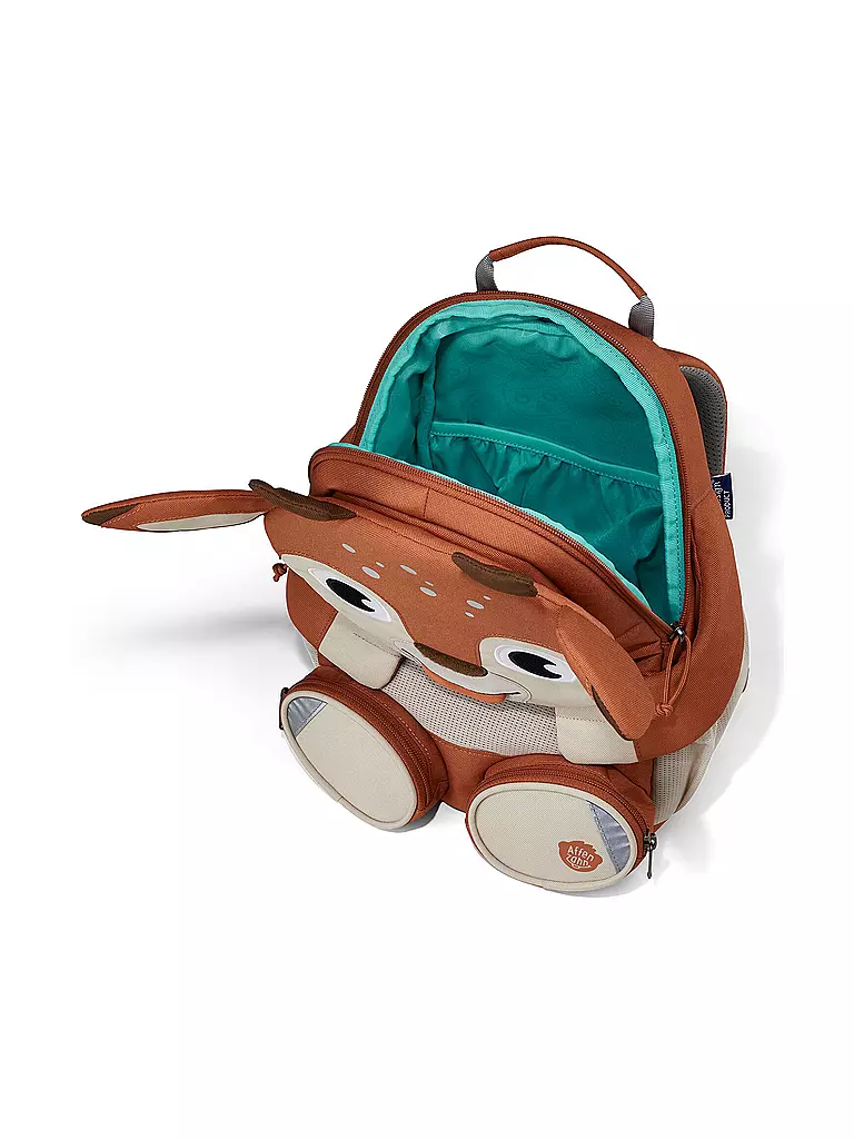 AFFENZAHN | Kinder Rucksack Große Freunde - Reh | braun