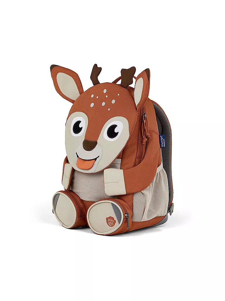 AFFENZAHN | Kinder Rucksack Große Freunde - Reh | braun