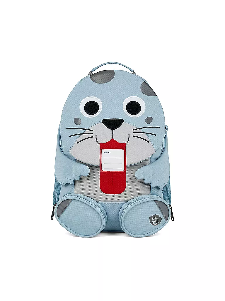 AFFENZAHN | Kinder Rucksack Große Freunde - Robbe | türkis