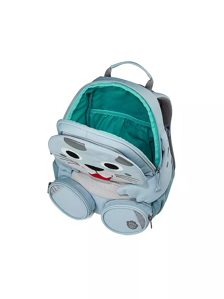 AFFENZAHN | Kinder Rucksack Große Freunde - Robbe | türkis