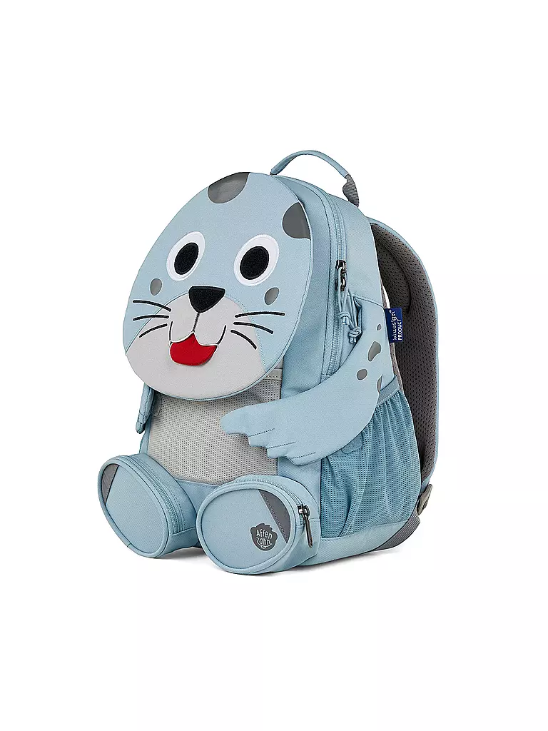AFFENZAHN | Kinder Rucksack Große Freunde - Robbe | türkis