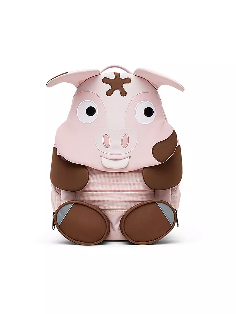 AFFENZAHN | Kinder Rucksack Große Freunde - Tonie Schwein | rosa