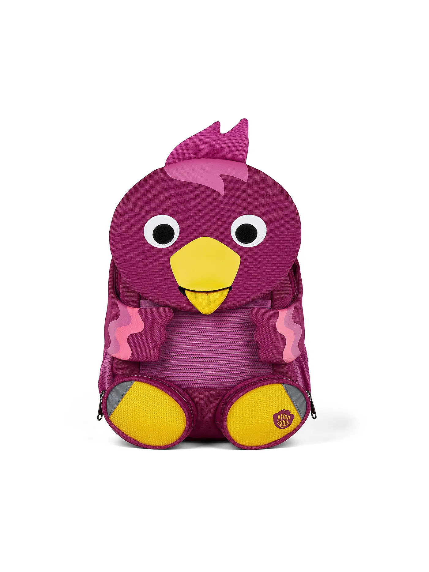 AFFENZAHN | Kinder Rucksack Große Freunde - Vogel | beere