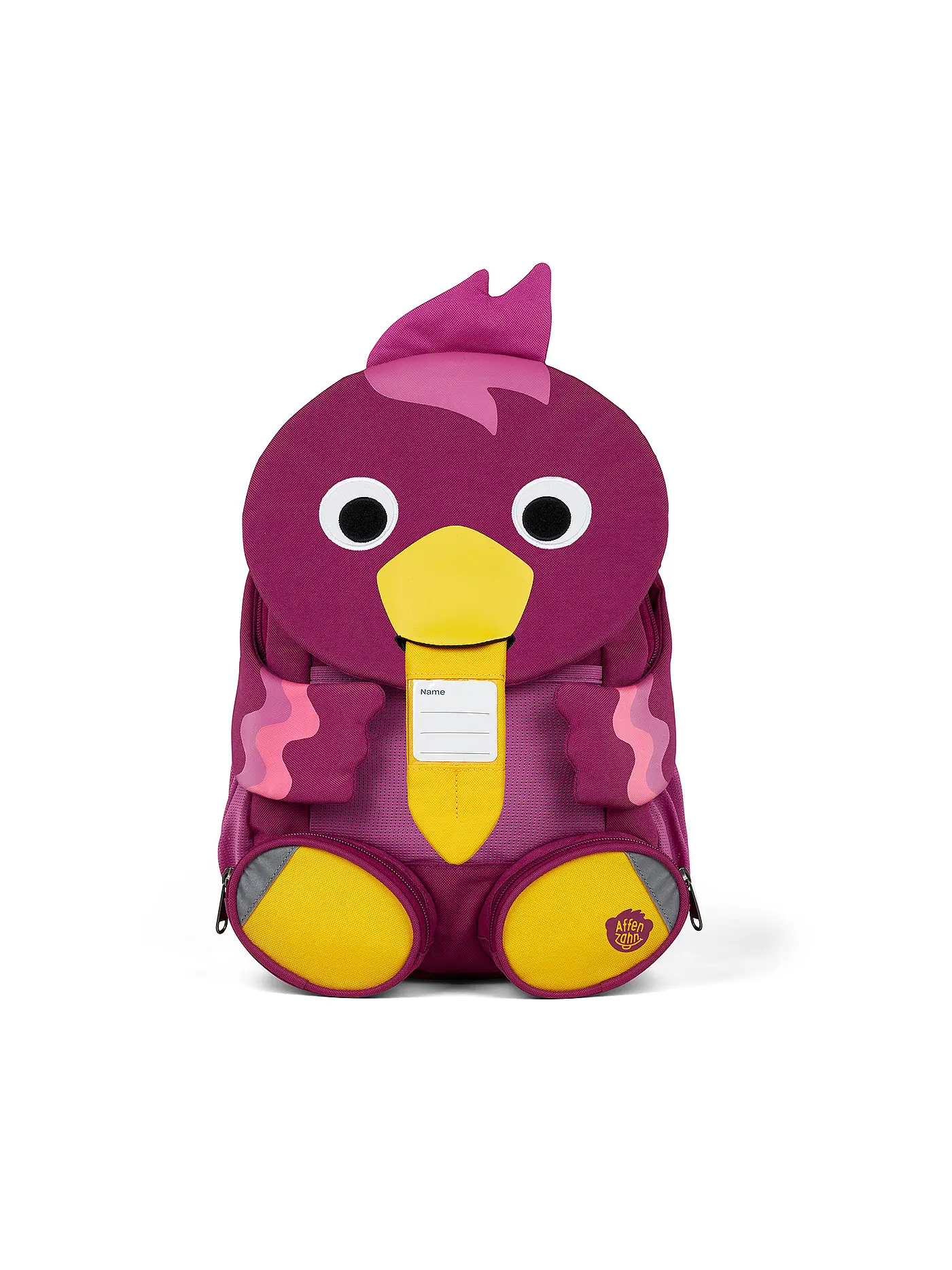 AFFENZAHN | Kinder Rucksack Große Freunde - Vogel | beere