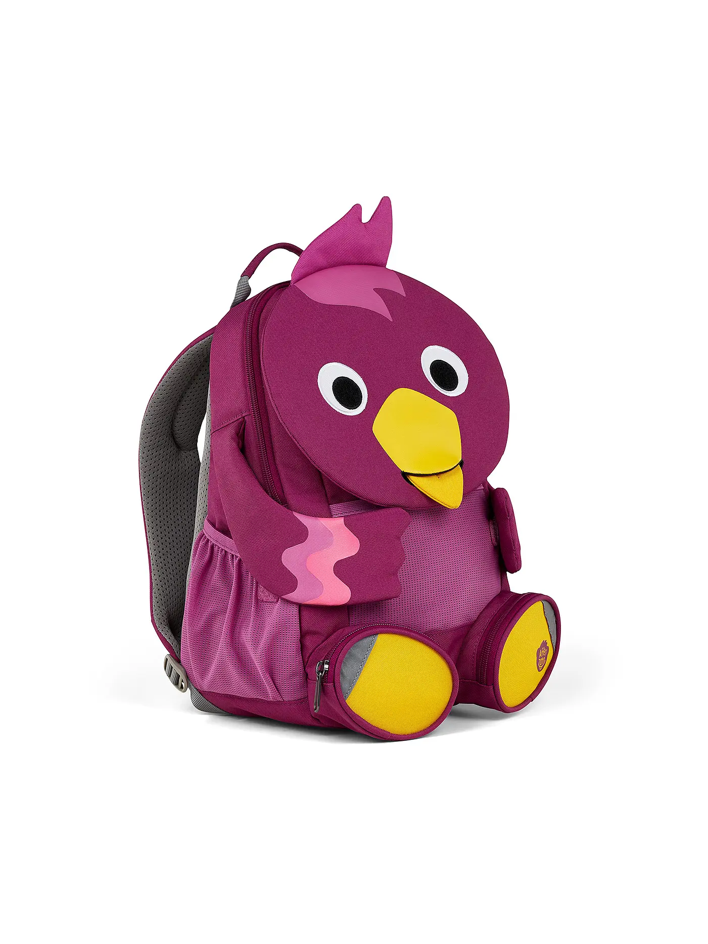 AFFENZAHN | Kinder Rucksack Große Freunde - Vogel | beere