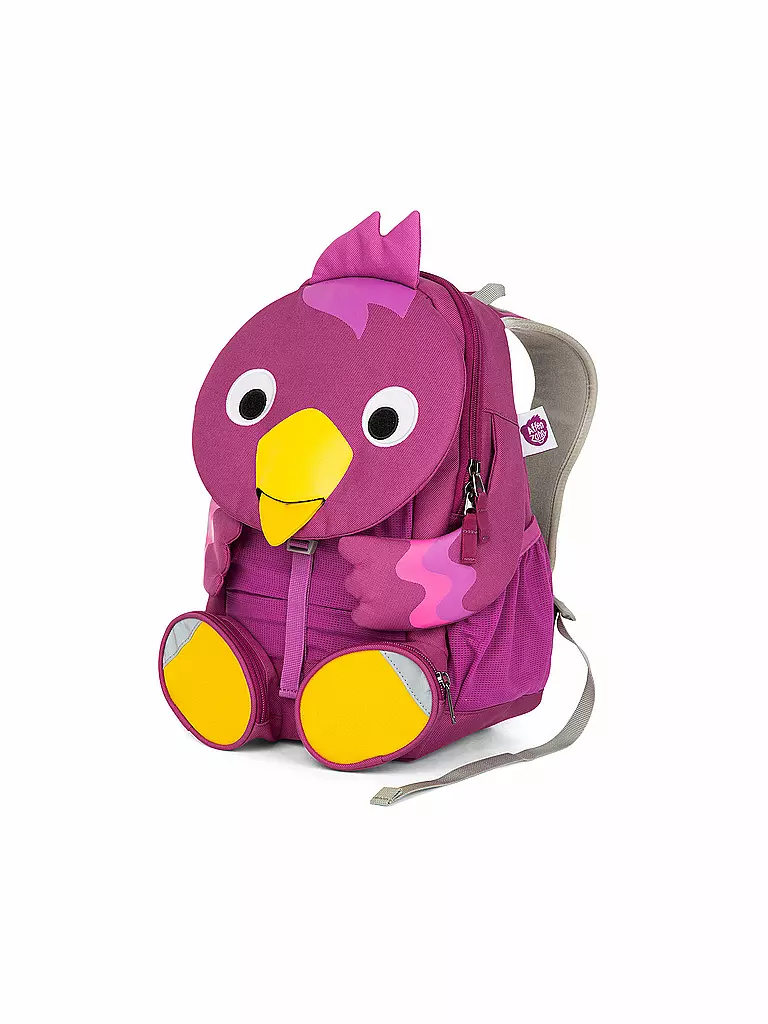 AFFENZAHN | Kinder Rucksack Große Freunde- Viola Vogel | pink