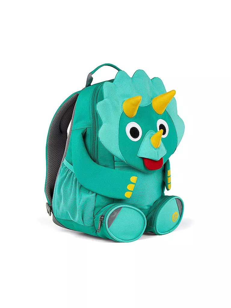 AFFENZAHN | Kinder Rucksack Großer Freund -  Dinosaurier | grün