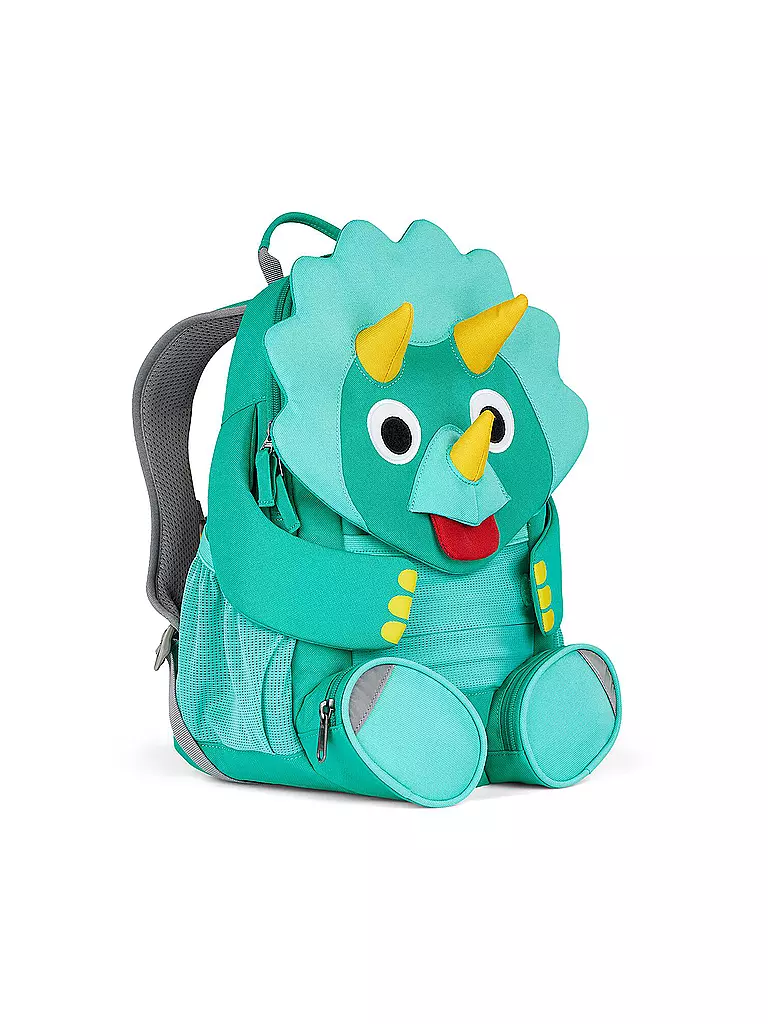 AFFENZAHN | Kinder Rucksack Großer Freund -  Dinosaurier | türkis