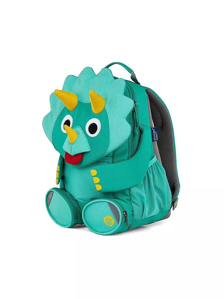 AFFENZAHN | Kinder Rucksack Großer Freund -  Dinosaurier | grün