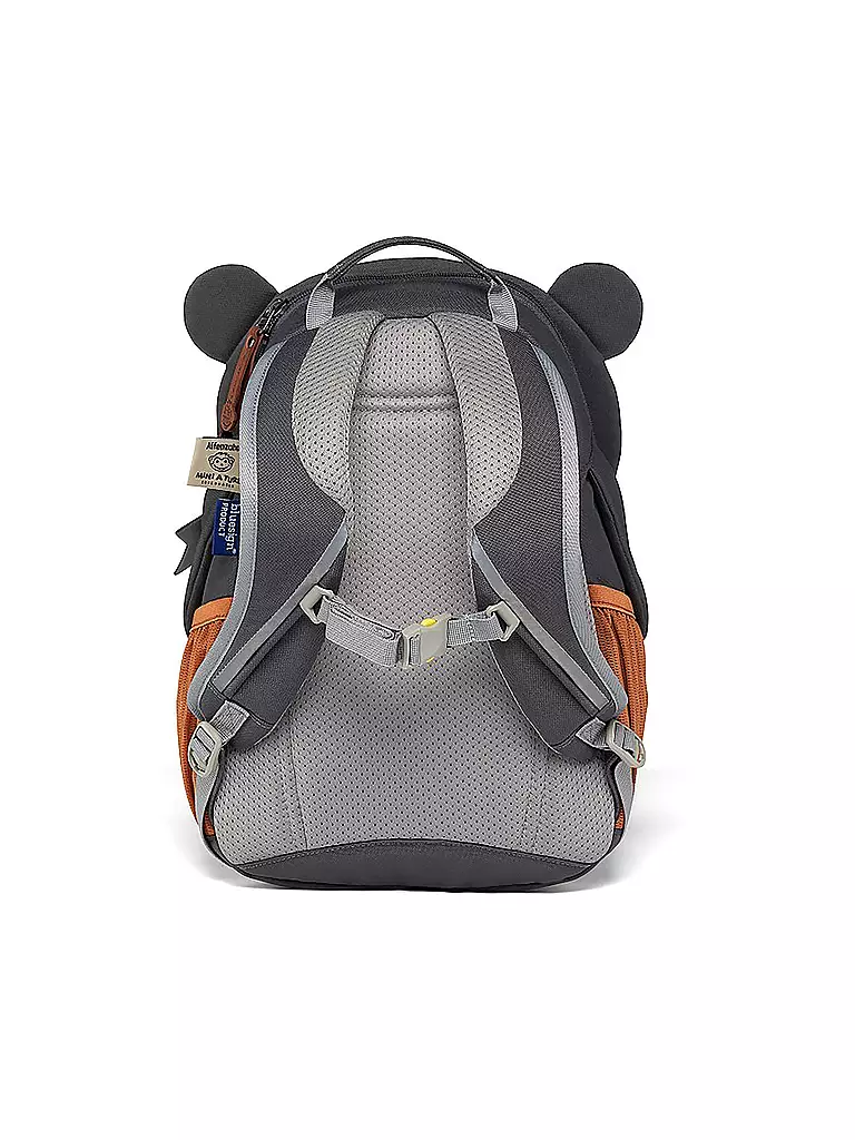AFFENZAHN | Kinder Rucksack Großer Freund - Bär  | grau