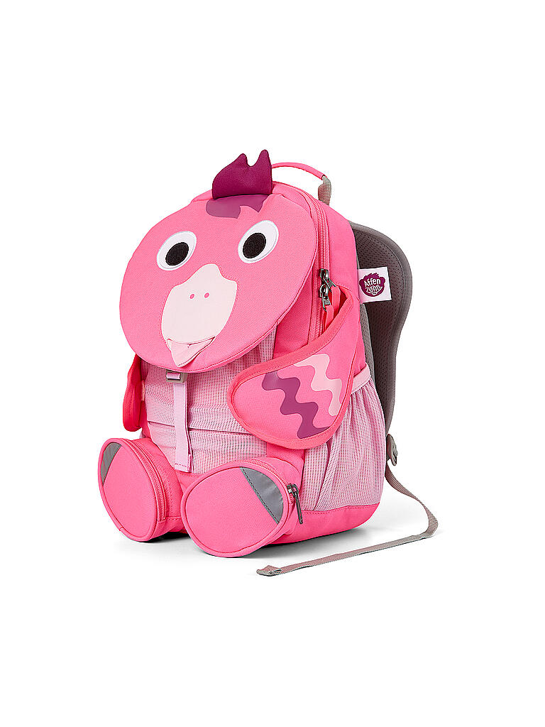 AFFENZAHN | Kinder Rucksack Großer Freund - Flamingo | pink