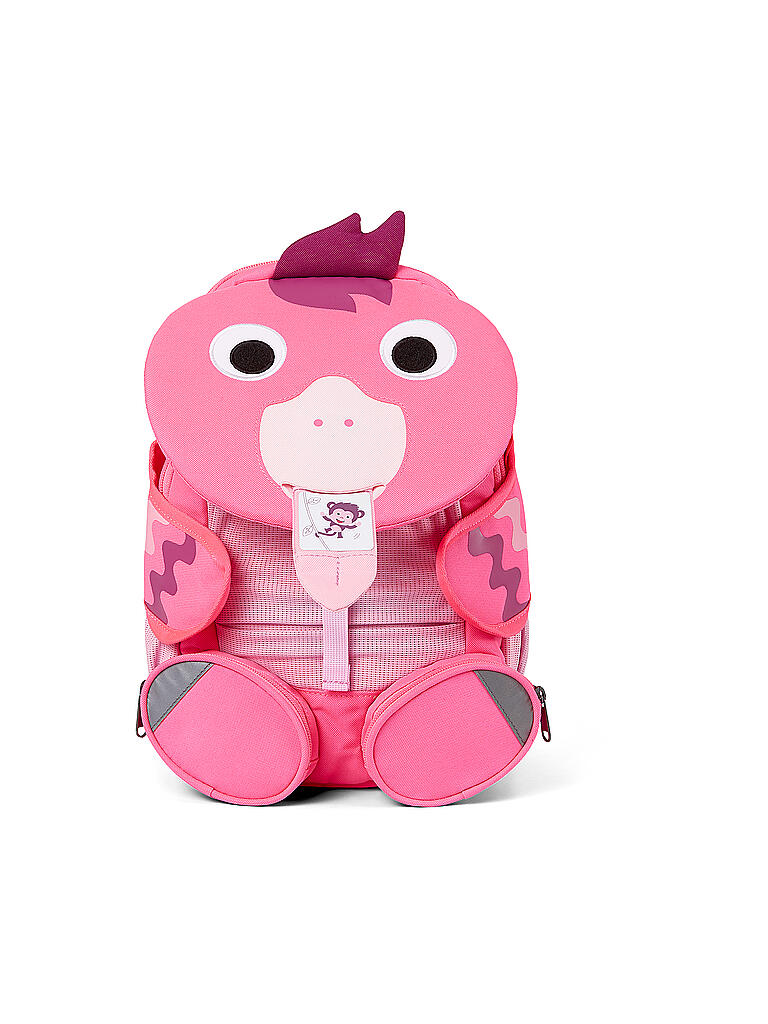 AFFENZAHN | Kinder Rucksack Großer Freund - Flamingo | pink