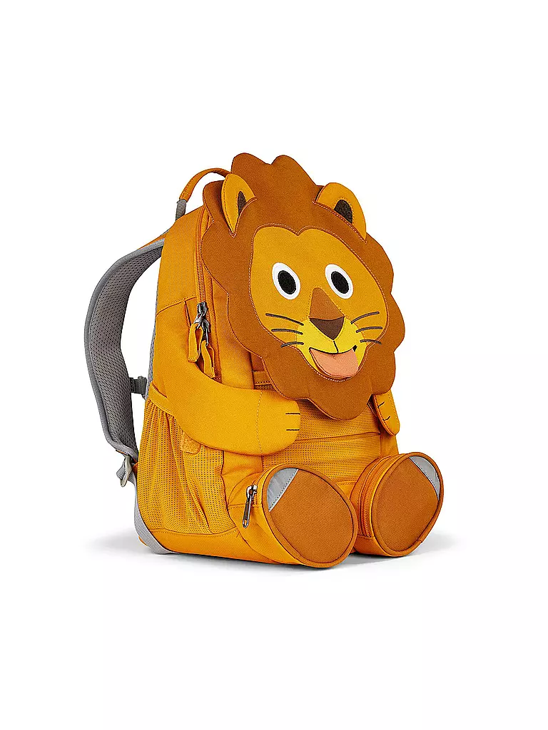 AFFENZAHN | Kinder Rucksack Großer Freund - Löwe | blau