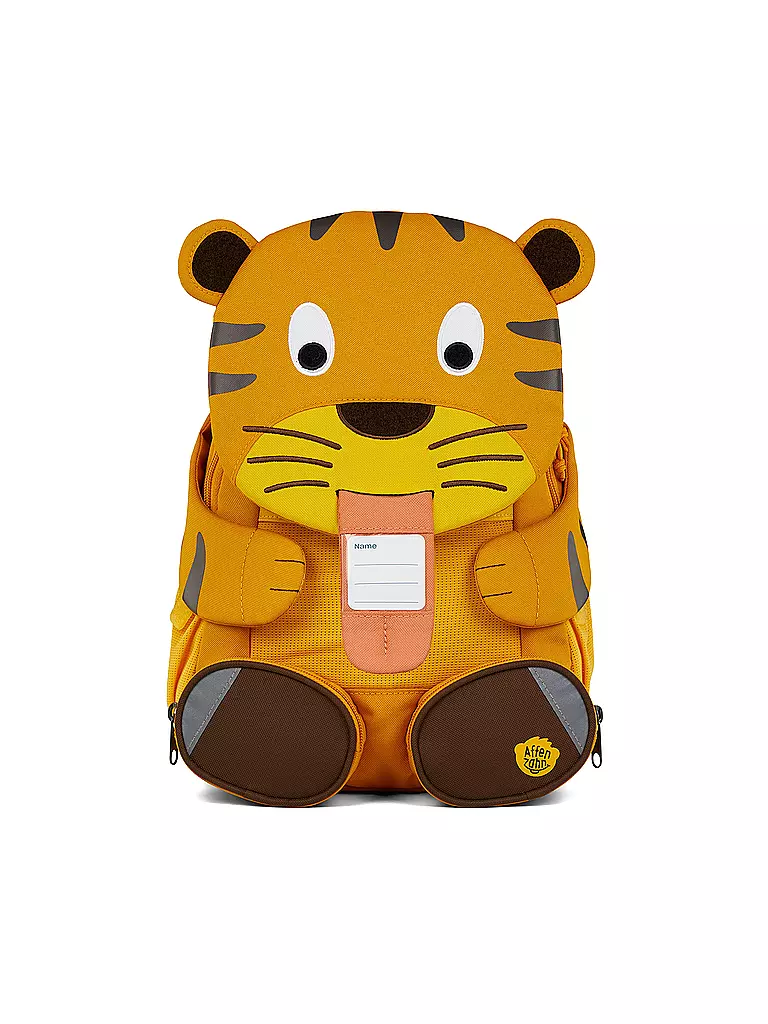 AFFENZAHN | Kinder Rucksack Großer Freund - Tiger | grün