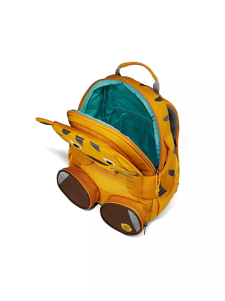 AFFENZAHN | Kinder Rucksack Großer Freund - Tiger | grün