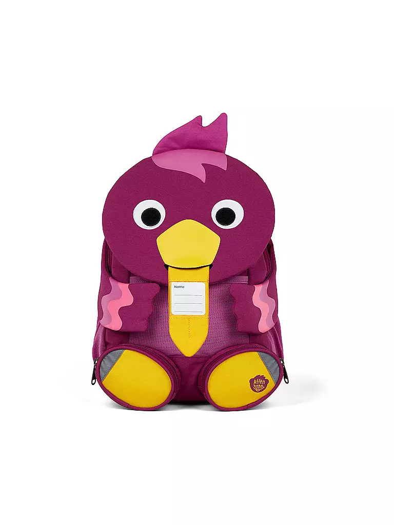 AFFENZAHN | Kinder Rucksack Großer Freund - Vogel | blau
