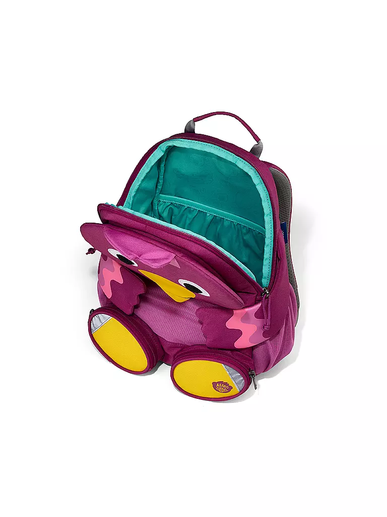 AFFENZAHN | Kinder Rucksack Großer Freund - Vogel | blau