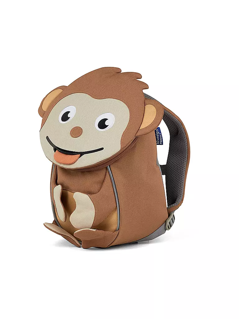 AFFENZAHN | Kinder Rucksack Kleine Freunde - Affe | schwarz