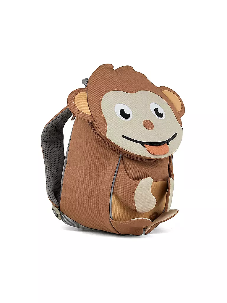 AFFENZAHN | Kinder Rucksack Kleine Freunde - Affe | schwarz