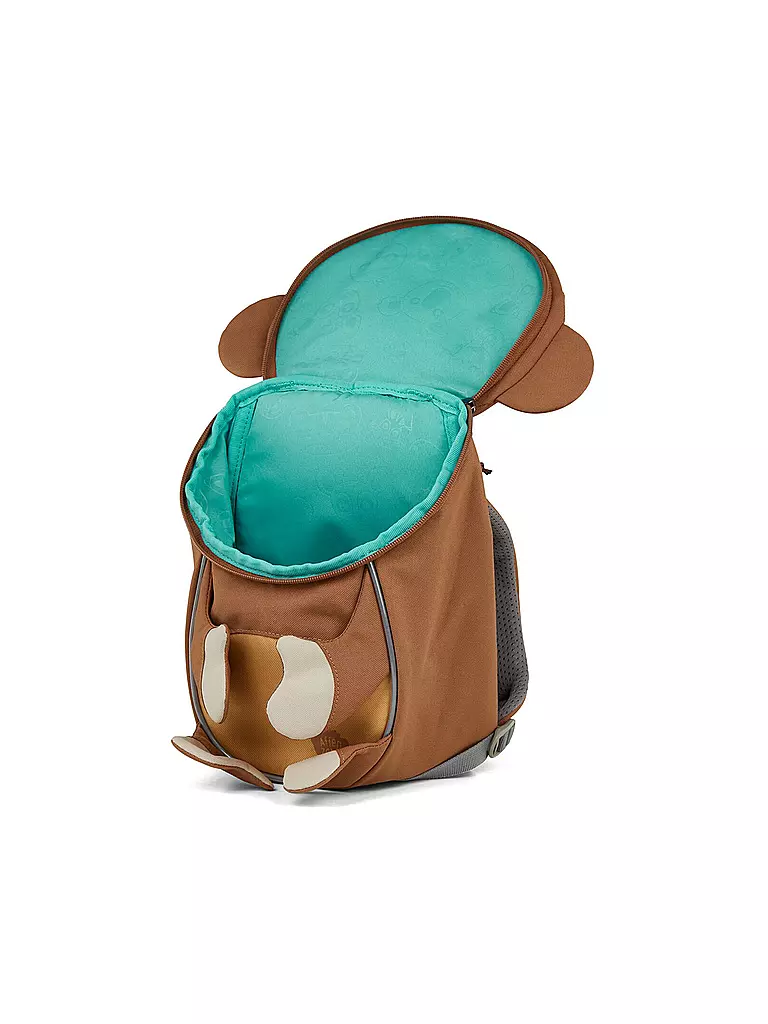 AFFENZAHN | Kinder Rucksack Kleine Freunde - Affe | schwarz