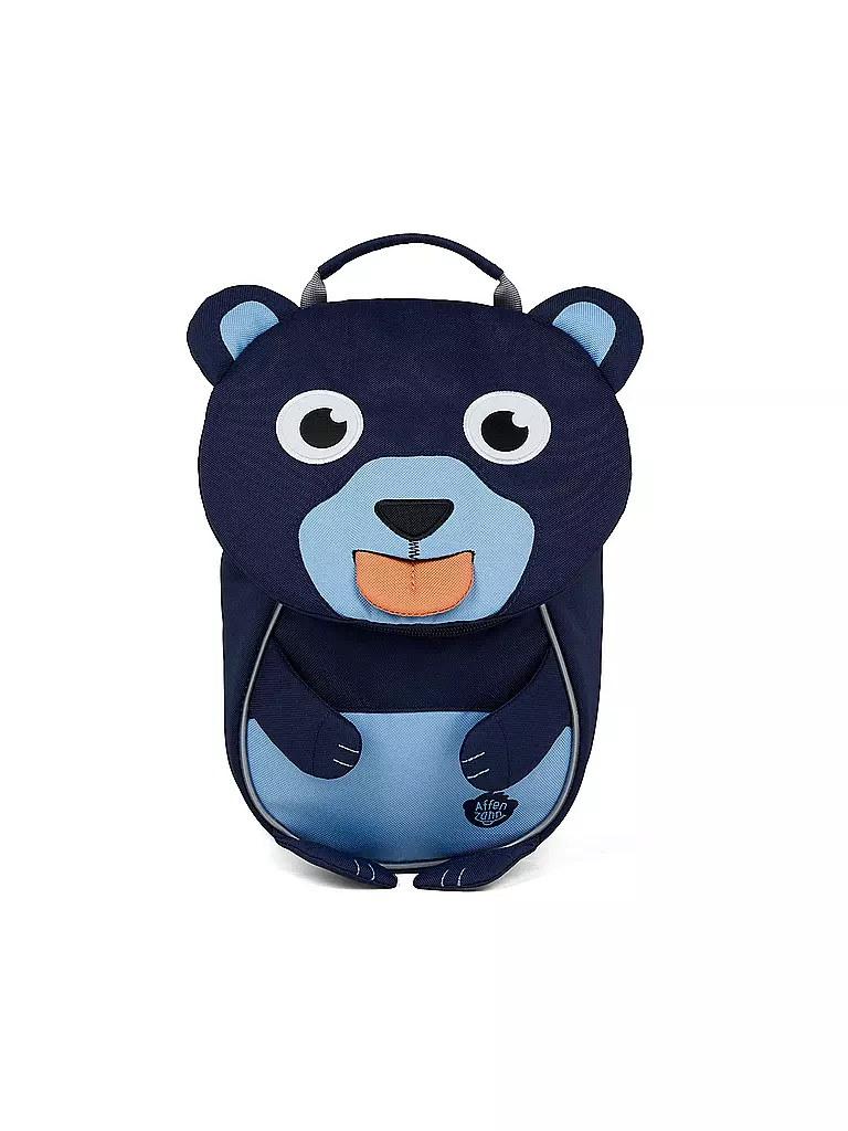 AFFENZAHN | Kinder Rucksack Kleine Freunde - Bär | dunkelblau