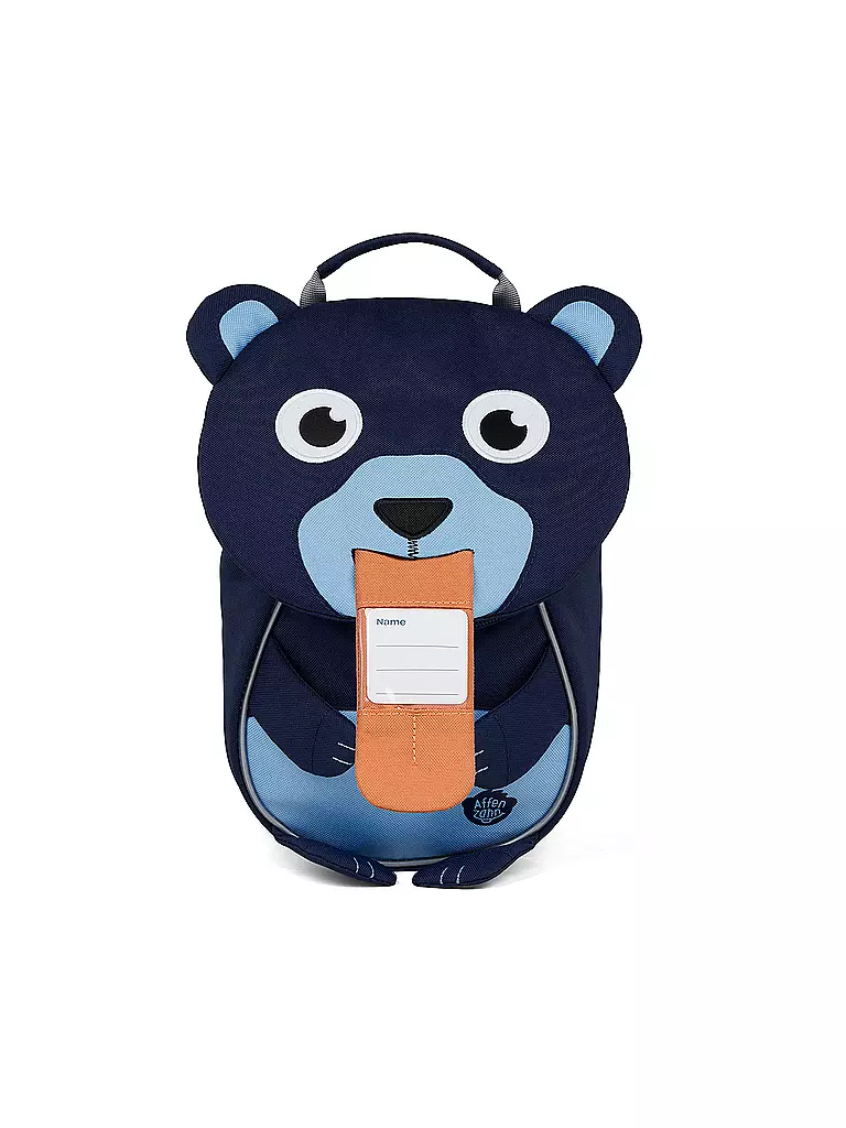 AFFENZAHN | Kinder Rucksack Kleine Freunde - Bär | dunkelblau