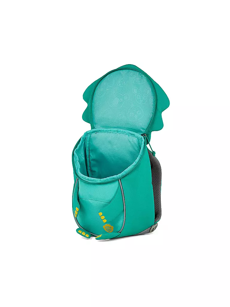 AFFENZAHN | Kinder Rucksack Kleine Freunde - Dinosaurier | türkis