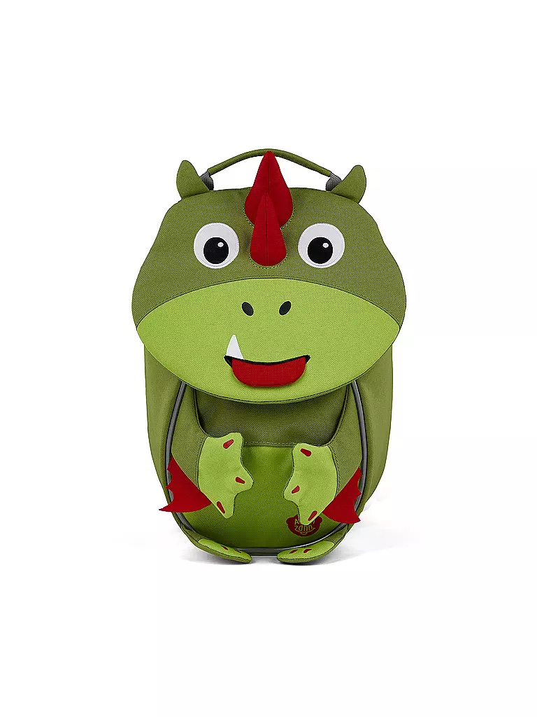 AFFENZAHN | Kinder Rucksack Kleine Freunde - Drache | grün