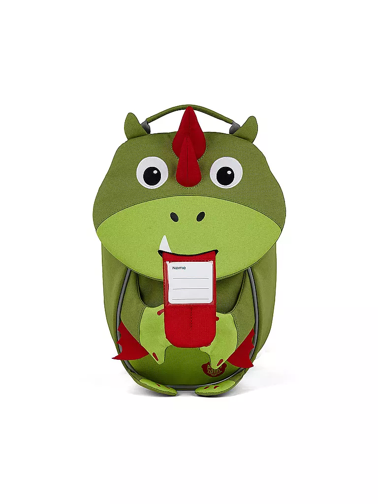 AFFENZAHN | Kinder Rucksack Kleine Freunde - Drache | grün