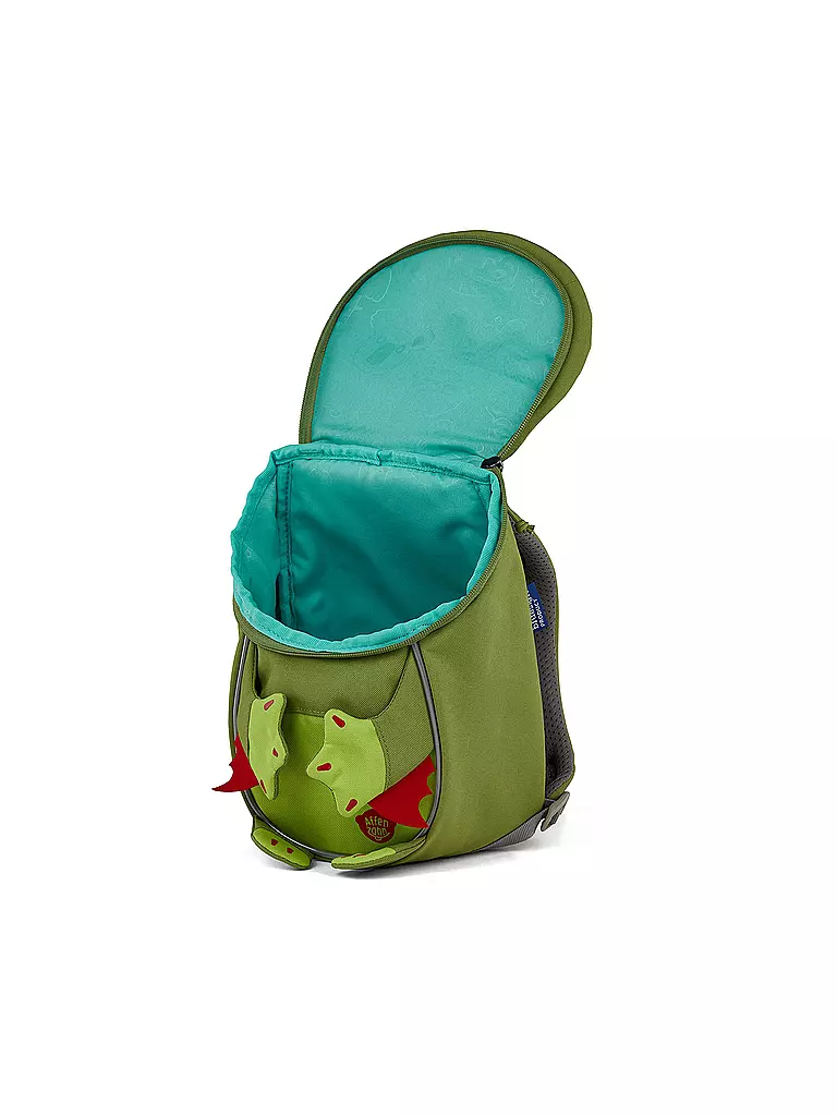 AFFENZAHN | Kinder Rucksack Kleine Freunde - Drache | grün