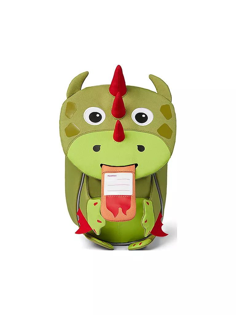 AFFENZAHN | Kinder Rucksack Kleine Freunde - Drache | grün