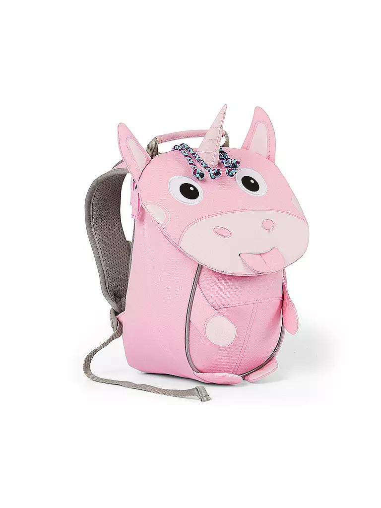 AFFENZAHN | Kinder Rucksack Kleine Freunde - Einhorn | rosa