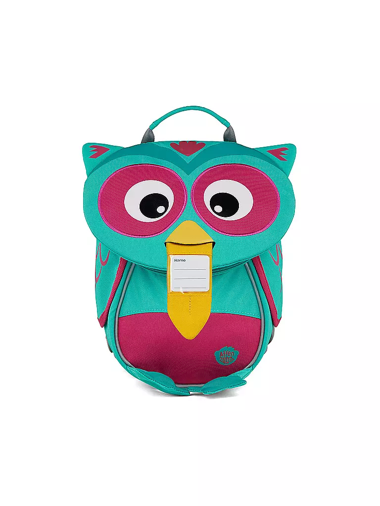 AFFENZAHN | Kinder Rucksack Kleine Freunde - Eule | grau