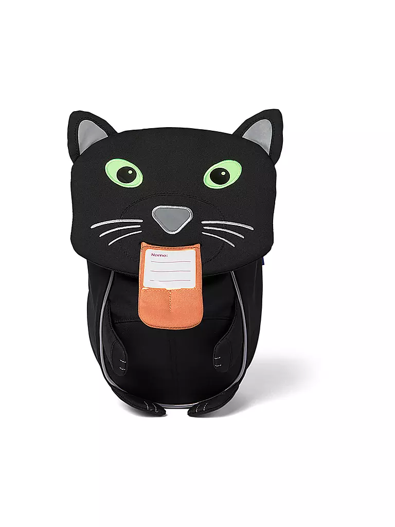 AFFENZAHN | Kinder Rucksack Kleine Freunde - Panther | schwarz