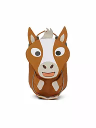 AFFENZAHN | Kinder Rucksack Kleine Freunde - Pferd | Braun