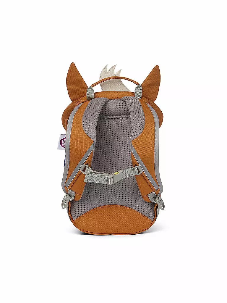 AFFENZAHN | Kinder Rucksack Kleine Freunde - Pferd | braun