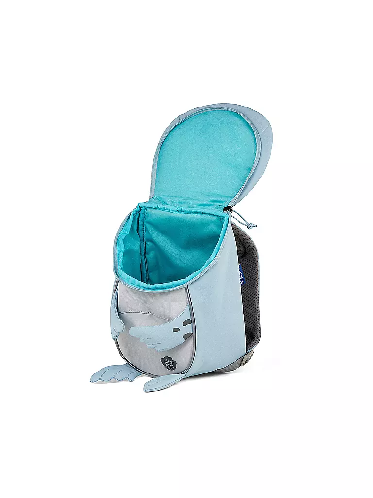 AFFENZAHN | Kinder Rucksack Kleine Freunde - Robbe | hellblau