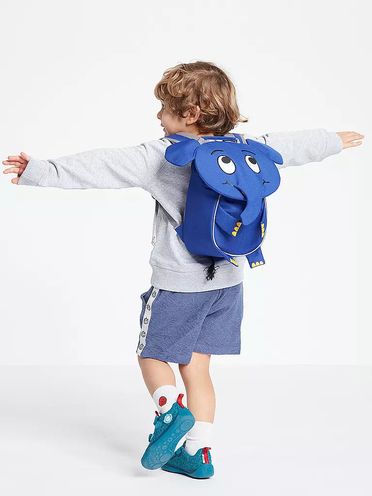 AFFENZAHN | Kinder Rucksack Kleine Freunde - WDR Elefant | blau