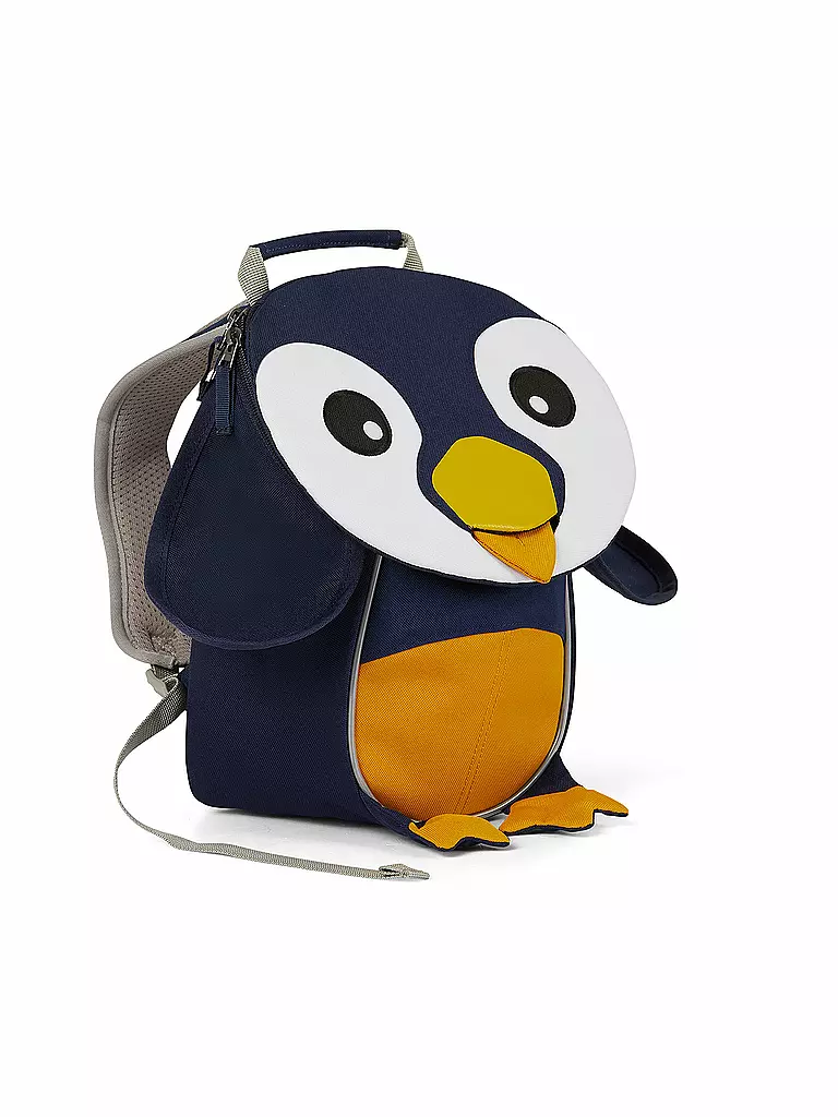 AFFENZAHN | Kinder Rucksack Kleiner Freund - Pinguin | dunkelblau