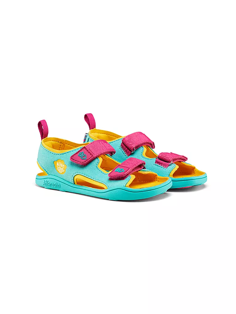 AFFENZAHN | Kinder Sandalen AIRY Eule | türkis